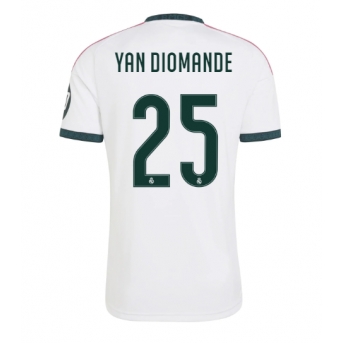 Real Madrid Yan Diomande #25 Maglia Gara Casa Repliche 2026-27 Maniche Corte